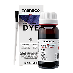 Барвник для замші, нубука TARRAGO SUEDE NUBUCK DYE 50 мл колір чорний (18)