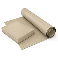 Упаковочная бумага однотонная, 80г/м2, 1500мм, 20 кг