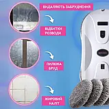 Серветки для робота мийника вікон із диском Ø 14-15 см, універсальні — Сірий, 24 ШТ., фото 7