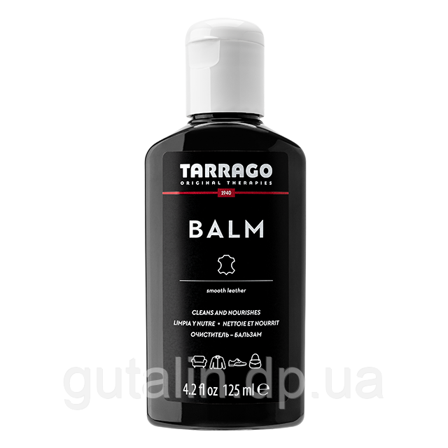 Бальзам-очищувач для гладкої шкіри рептилій, Tarrago Leather Care Balm 125 мл чорний