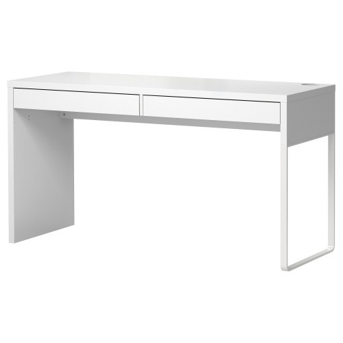 Письмовий стіл, білий, 142x50 см, 902.143.08, IKEA, ІКЕА, MICKE