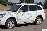 Пороги труба с листом Chery Tiggo 3 (03-11)