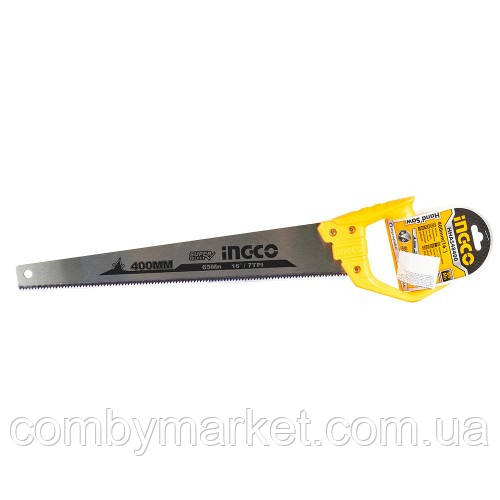 Ножівка по дереву 400 мм 7 з/д INGCO Super Select - фото 2 - id-p1903698770