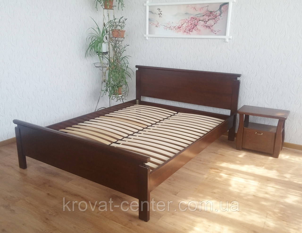 Кровать двуспальная из массива дерева от производителя "Падини" - фото 5 - id-p14780847