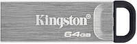 Флеш-накопитель USB3.2 64GB Kingston DataTraveler Kyson Silver/Black (DTKN/64GB)