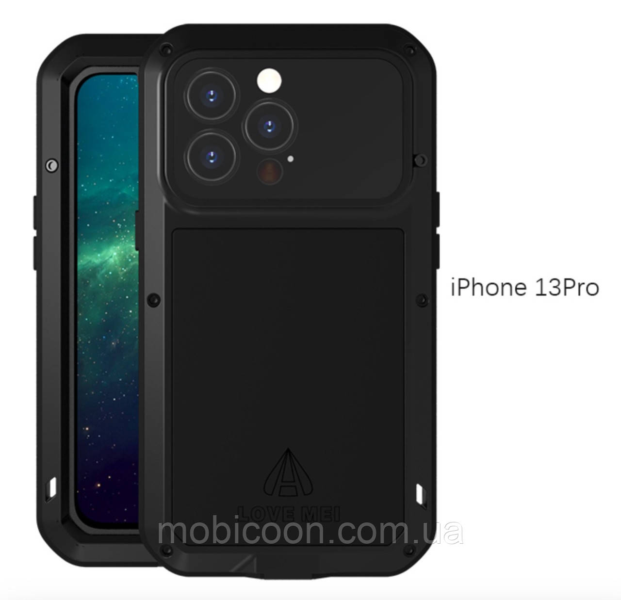 Протиударний чохол Love Mei для iPhone 13 Pro (з захистом камери)