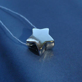 Шарм срібний Зірка для браслета Пандора