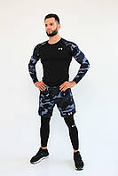 Компрессионный Комплект 3 в 1(рашгард+шорты+леггинсы) Under Armour Camo