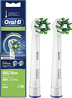 Насадки к электрической зубной щётки Oral-B Cross Action, 2шт. в упаковке (орал би крос экшн) сменные насадки