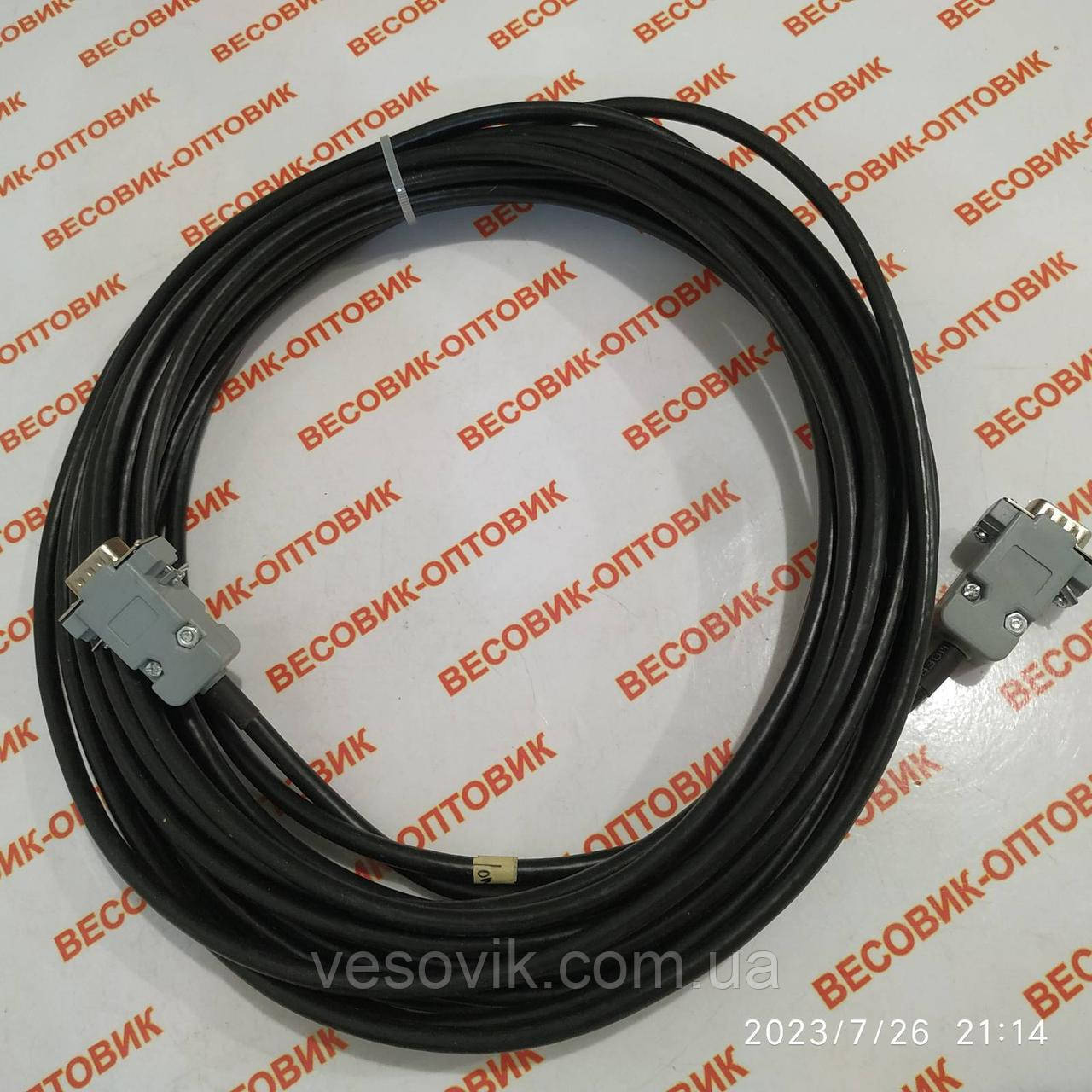 Кабель KELI 20м RVVP 6х0.2 у ПВХ ізоляції для платформних ваг Normal