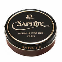 Паста для обуви Saphir Medaille D'or Pate De Luxe цвет коньяк (10) 50 мл