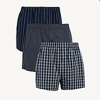 Мужские семейные трусы M&S (woven boxers) - комплект 3 шт