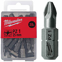 Насадка Milwaukee PZ1 25мм (25 шт)