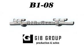 Задній захист (подвійна нержавіюча труба – подвійний вус) для Volkswagen Touareg (2002-2007) d60х1,6мм