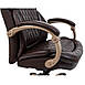 Крісло комп'ютерне коричневе для керівника преміум класу Преміо Premio оббивка шкіра спліт Richman, фото 5