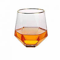 Набор низких стаканов для коктейлей "Диамант" 350мл 2шт Helios (6490) Оригинал