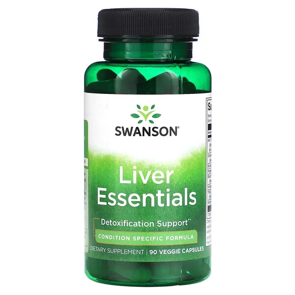 Детоксикація та очищення печінки Liver Essentials 90 капс Swanson США