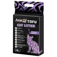 AnimAll Tofu 6 л / 2,6 кг соевый наполнитель с ароматом лаванды