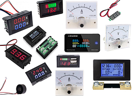 Вольтметри, Амперметри AC\DC 