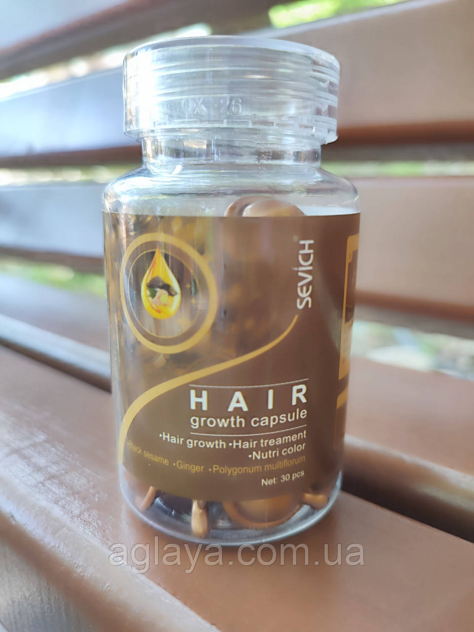 Капсули вітаміни Sevich hair для росту волосся з імбиром і кунжутною олією