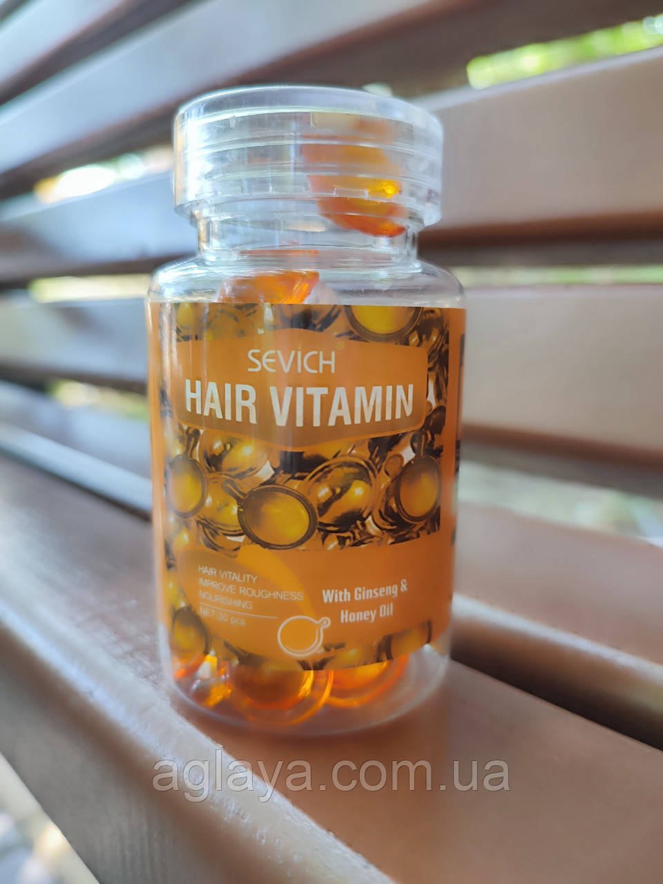 Капсули вітаміни для волосся Sevich hair Vitamin для ламкого та пористого волосся (жовтогарячі)