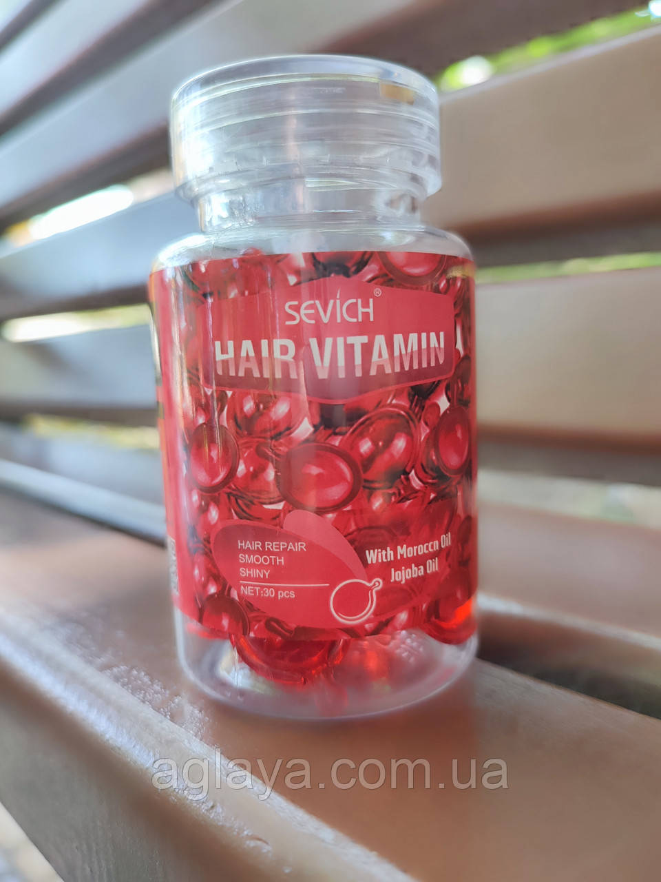 Вітаміни Sevich hair vitamin капсули для пошкодженого волосся (червоні)