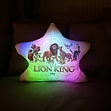 Подушка нічник Lion King — дитячий нічник подушка Король Лев, фото 2