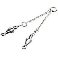 Sprenger Coupling Chain Поводок-спарка для 2-х собак, карабин-щипцы, хромированная сталь