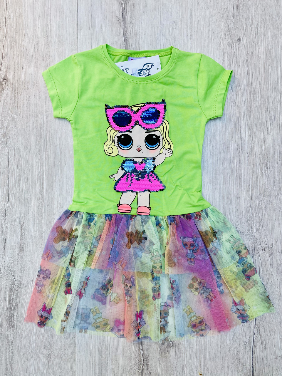 Сукня для дівчинки By-Gri 18270 92 см Салатовий