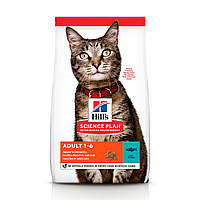 Hill's Science Plan Feline Adult Optimal Care Tuna 1,5 кг сухой корм для кошек с тунцем