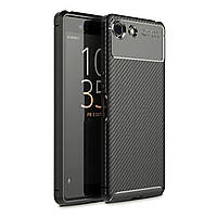 Чехол Carbon Case Sony Xperia Ace Черный (hub_ztoq99422) ZK, код: 1374279