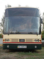 Изготовление и замена лобового стекла на автобусе Van Hool Alizee в Никополе (Украина) 25