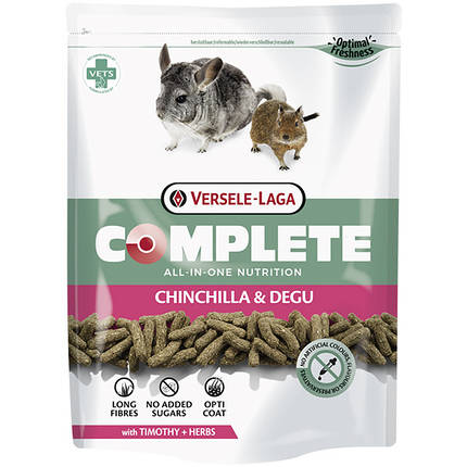 Корм для шиншил та дегу VERSELE-LAGA COMPLETE CHINCHILLA & DEGU 500 г, фото 1
