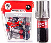 Насадка Milwaukee SHOCKWAVE TX50 25мм (15 шт)