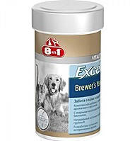 8 in 1 Excel Brewers Yeast витамины для кожи и шерсти собак и кошек, 140 шт