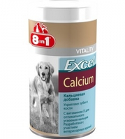 8 in 1 Excel Calcium Мінеральна добавка для собак, з кальцієм і вітаміном D 880 таб.