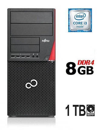 Комп'ютер Fujitsu Esprimo P756 MT/ Core i3-6100/ 8 GB RAM/ 1000 GB HDD/ HD 530/ 280W, фото 1