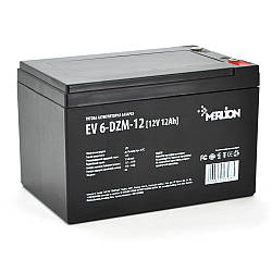 Тягова акумуляторна батарея Merlion EV 6-DZM-12, 12V 12Ah M5 (152*99*98), Q3