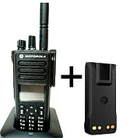 Радиостанция цифровая Motorola DP4800 VHF, 2 аккумулятора IMPRES PMNN4544A в комплекте