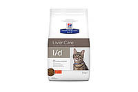 Hill's Prescription Diet l/d Liver Care 1,5 кг сухой корм для кошек с заболеваниями печени, курица