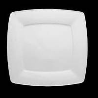 Тарелка квадратная фарфоровая подставная для сервировки Lubiana Victoria 260х260 мм (2736) Оригинал