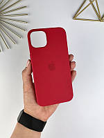 Чехол Silicone Case iPhone 12 / 12 Pro with MagSafe Red (14)