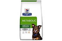 Hill's Prescription Diet Metabolic Weight Management 12 кг сухой корм для собак всех пород, курица
