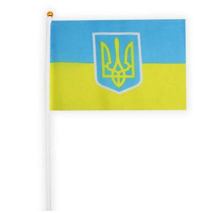 Прапор України з тризубом, 30 х 20 см