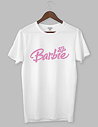 Футболка з прикольним дизайном Barbie «Barbie🌸 рожевий дизайн», фото 3