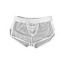 Прозорі труси хіпси від бренду JessBorn білого кольору, фото 6