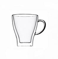 Чашка для чая c двойными стенками "Тревизо" 330мл Helios (6759)