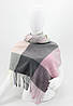 ШАРФ жіночий M&JJ СКАЙ сірий/рожевий 75х180 см (1035), фото 6