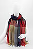 ШАРФ жіночий M&JJ СКАЙ червоний/синій/бежевий 75х180 см (1044), фото 5