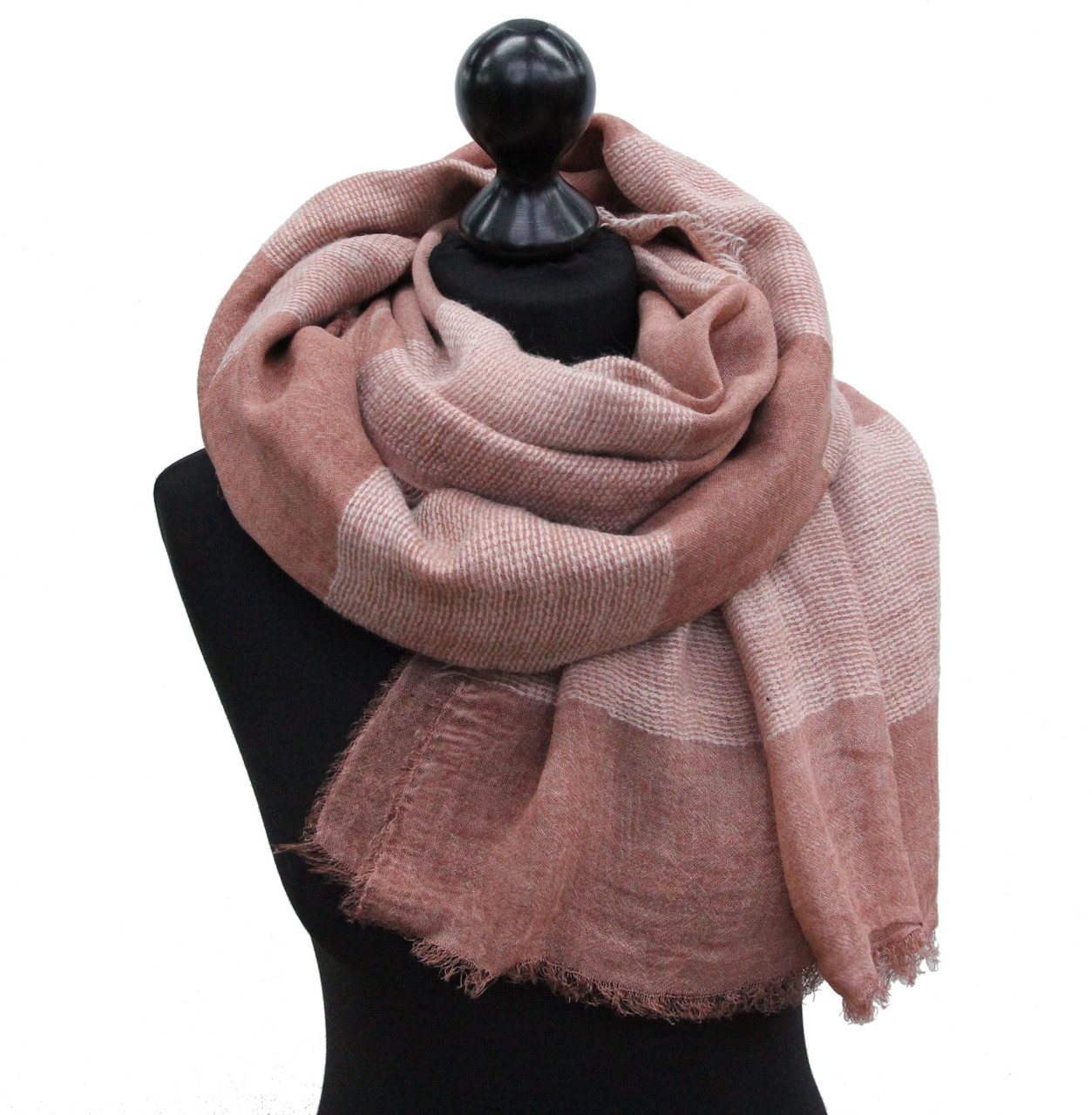 Шарф M&JJ Торонто Лосось 205х90 см (8289), фото 1